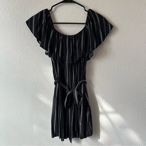 Forever 21 Black and White Stripe Dress